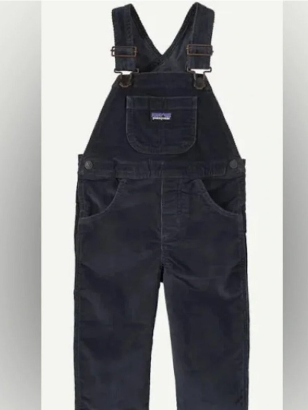 Patagonia Baby Overalls Navy Corduroy Size 3-6M NWT